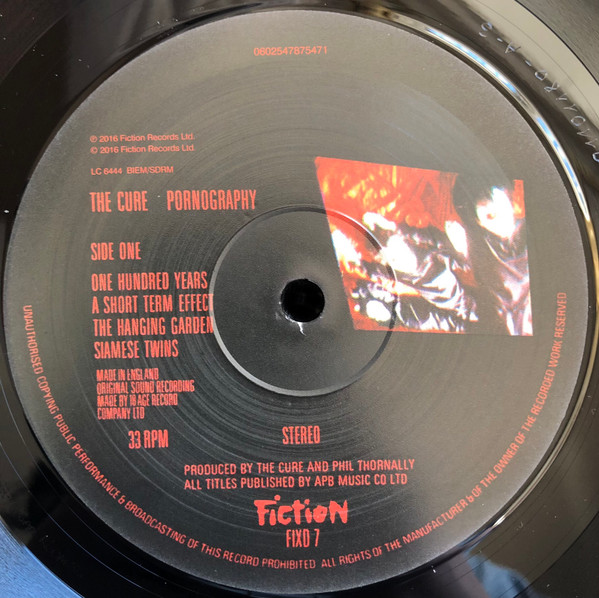 Cover zu The Cure - Pornography | 2022 | Vinyl | Rock | Europe Schallplatten Ankauf