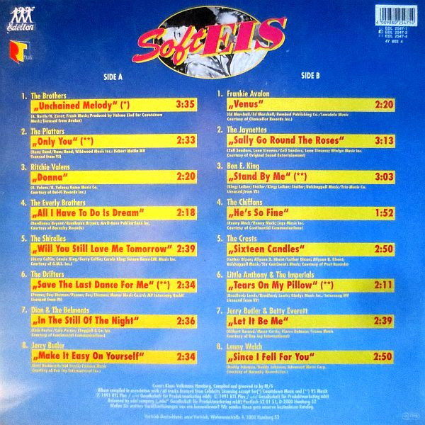 Cover zu Various - Soft Eis | 1991 | Vinyl | Rock | Germany Schallplatten Ankauf