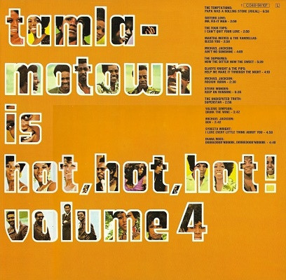 Cover zu Various - Tamla-Motown Is Hot, Hot, Hot! Volume 4 | 1973 | Vinyl | Funk / Soul | Germany
