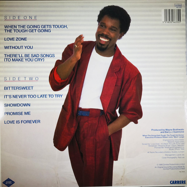 Cover zu Billy Ocean - Love Zone | 1986 | Vinyl | Electronic | France