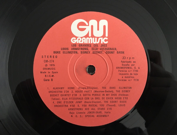 Cover zu Various - Los Grandes Del Jazz | 1975 | Vinyl | Jazz | Spain Schallplatten Ankauf