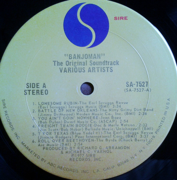 Cover zu Various - Banjoman - The Original Soundtrack | 1977 | Vinyl | Rock, Folk, World, & Country | US
