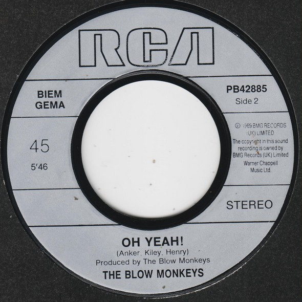Cover zu The Blow Monkeys Featuring Sylvia Tella - Choice? | 1989 | Vinyl | Electronic | Europe Schallplatten Ankauf