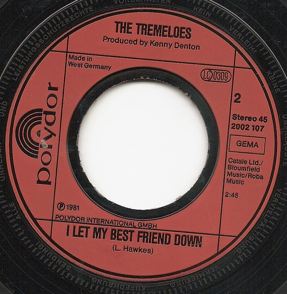 Cover zu The Tremeloes - Tremedley | 1981 | Vinyl | Rock, Pop | Germany