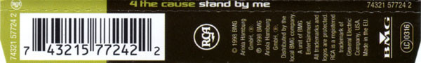 Cover zu 4 The Cause - Stand By Me | 1998 | Vinyl | Funk / Soul, Pop | Europe