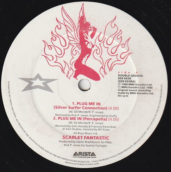 Cover zu Scarlet Fantastic - Plug Me In | 1988 | Vinyl | Electronic | UK