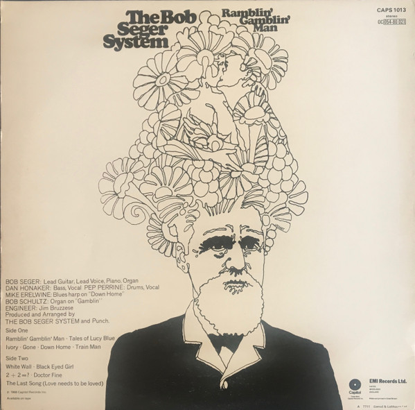 Cover zu Bob Seger System - Ramblin' Gamblin' Man | 1977 | Vinyl | Rock | UK Schallplatten Ankauf
