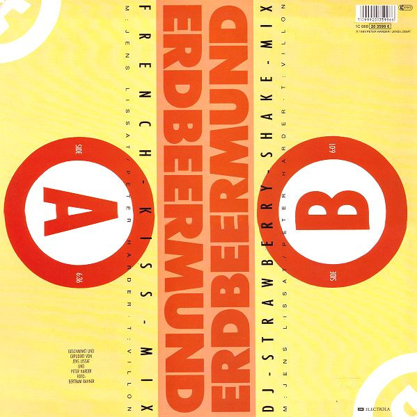 Cover zu Sigmund Und Seine Freunde - Erdbeermund | 1989 | Vinyl | Electronic | Germany
