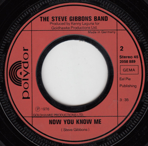 Cover zu Steve Gibbons Band - Tulane | 1977 | Vinyl | Rock | Germany Schallplatten Ankauf