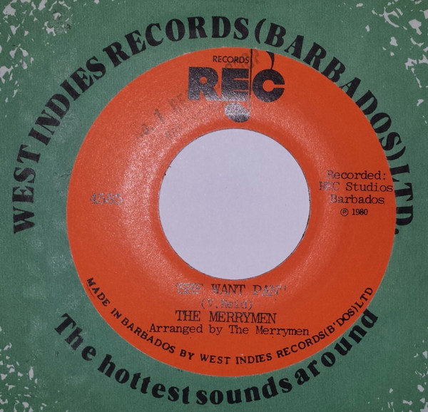 Cover zu The Merrymen - How Many Times I A Told Ya / She Want Pan | 1980 | Vinyl | Reggae | Barbados Schallplatten Ankauf