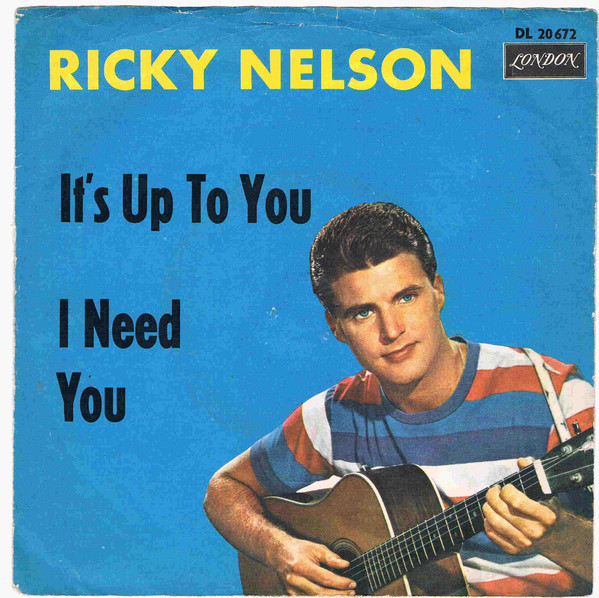 Cover zu Ricky Nelson (2) - It's Up To You / I Need You | 1962 | Vinyl | Rock, Pop | Germany Schallplatten Ankauf
