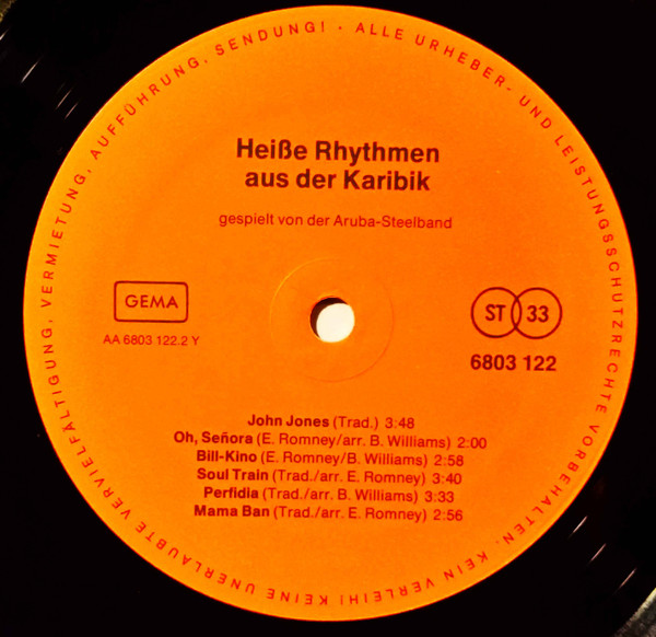 Cover zu Aruba-Steelband - Uncle Ben's Heiße Rhythmen Aus Der Karibik | Vinyl, LP | Reggae, Latin | Germany Schallplatten Ankauf