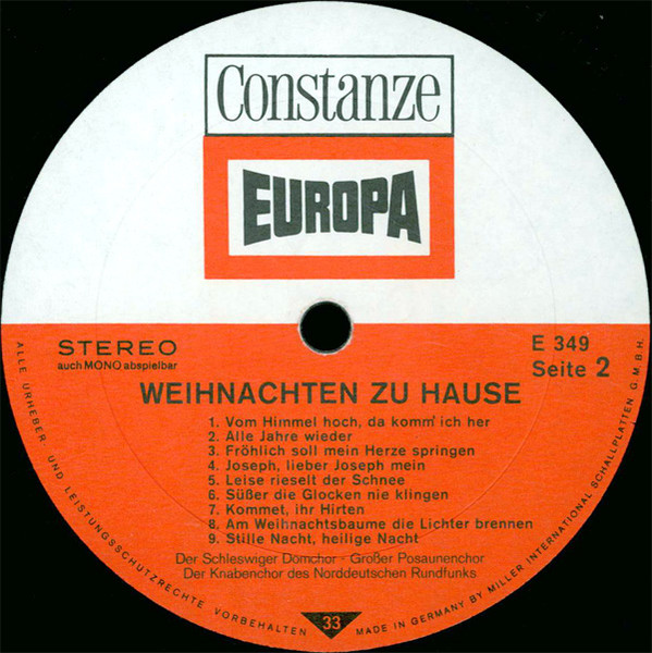 Cover zu Various - Weihnachten Zu Hause - Weihnachtslieder Und Festliche Musik Zur Heiligen Nacht | Vinyl | Folk, World, & Country | Germany