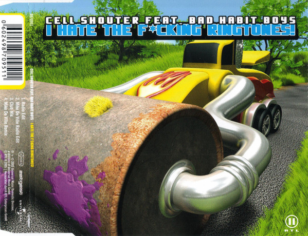 Cover zu Cell Shouter Feat. Bad Habit Boys - I Hate The F*cking Ringtones! | 2005 | Vinyl | Electronic | Germany Schallplatten Ankauf