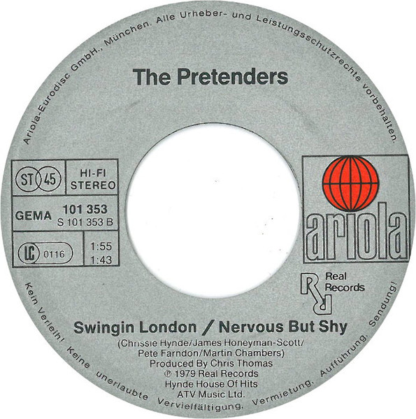 Cover zu The Pretenders - Brass In Pocket | 1980 | Vinyl | Rock, Pop | Germany