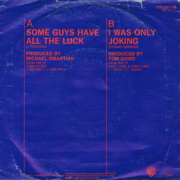 Cover zu Rod Stewart - Some Guys Have All The Luck | 1984 | Vinyl | Rock | Europe