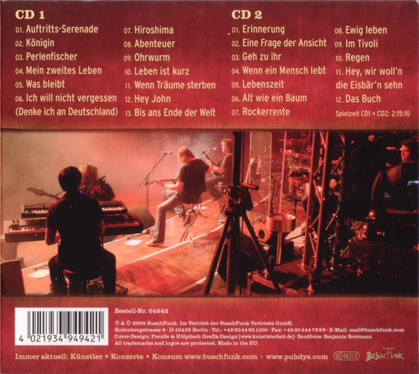 Cover zu Puhdys - Akustisch - Die Hits | 2009 | CD, Album | Rock | Germany