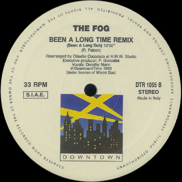 Cover zu The Fog - Been A Long Time (Remix) | 1993 | Vinyl | Electronic | Italy