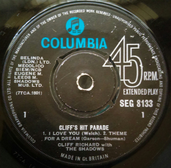 Cover zu Cliff Richard - Cliff's Hit Parade | Vinyl | Rock, Pop | UK