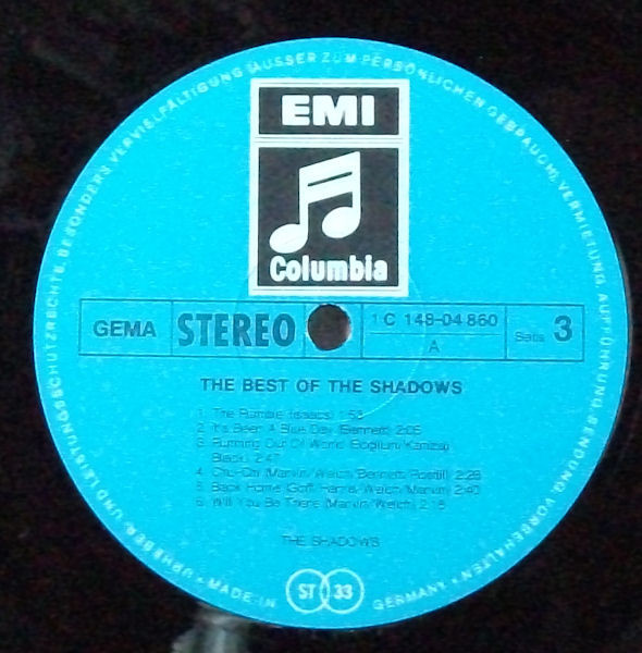 Cover zu The Shadows - The Best Of The Shadows | 1972 | Vinyl | Rock, Pop | Germany