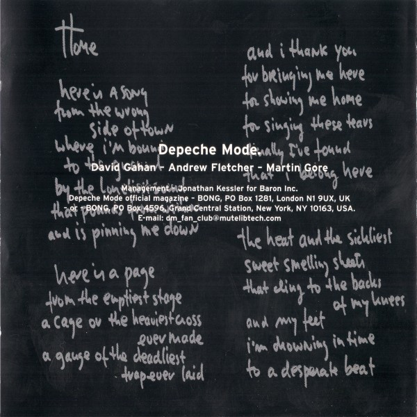 Cover zu Depeche Mode - Home | 1997 | Vinyl | Electronic | Germany