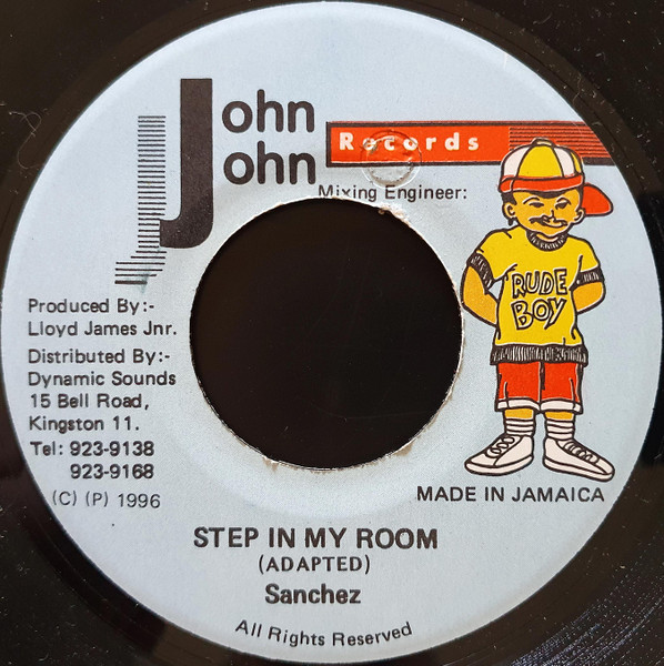 Cover zu Sanchez - Step In My Room | 1996 | Vinyl | Reggae | Jamaica Schallplatten Ankauf