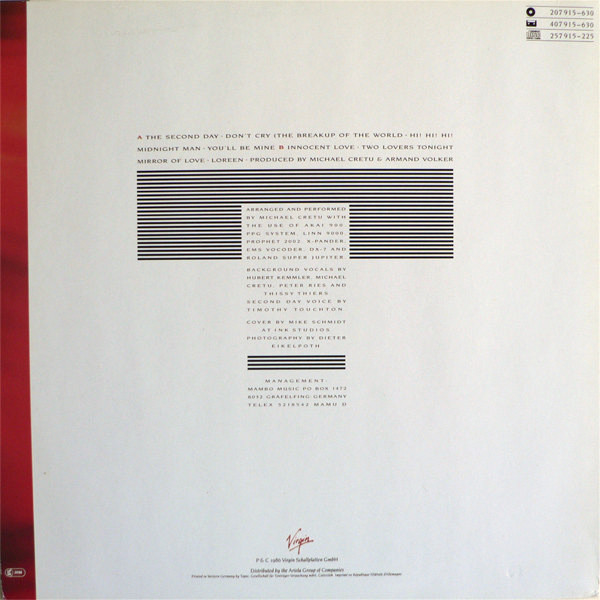 Cover zu Sandra - Mirrors | 1986 | Vinyl | Electronic | Europe Schallplatten Ankauf