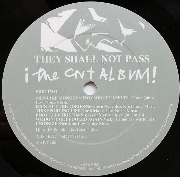 Cover zu Various - They Shall Not Pass | 1985 | Vinyl, LP, Album, Compilation | Rock | UK Schallplatten Ankauf