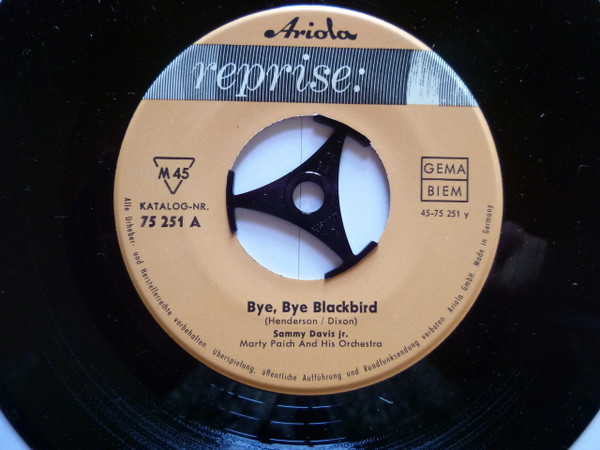 Cover zu Sammy Davis Jr. - There Was A Tavern In The Town / Bye, Bye Blackbird | Vinyl | Funk / Soul | Germany