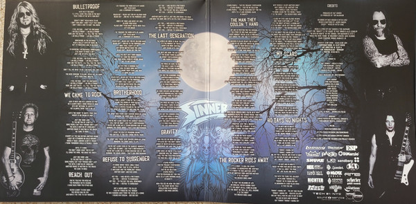 Cover zu Sinner - Brotherhood | 2022 | Vinyl | Rock | Europe Schallplatten Ankauf