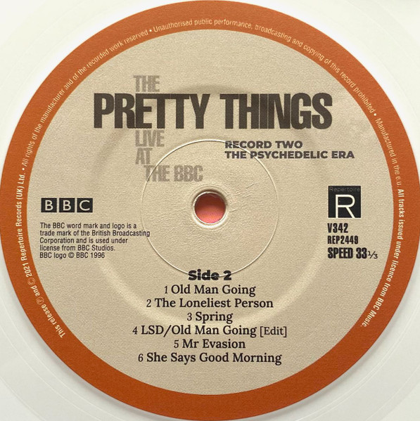 Cover zu The Pretty Things - Live At The BBC | 2021 | Vinyl | Rock, Blues | Europe