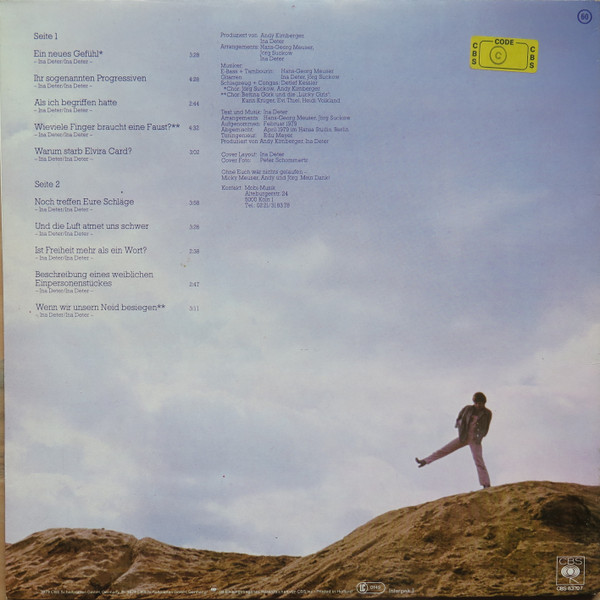 Cover zu Ina Deter - Wenn Wir Unsern Neid Besiegen... | 1979 | Vinyl, LP, Album, Stereo | Rock, Pop | Germany