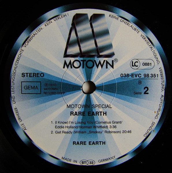 Cover zu Rare Earth - Rare Earth | 1978 | Vinyl | Rock, Funk / Soul | Germany