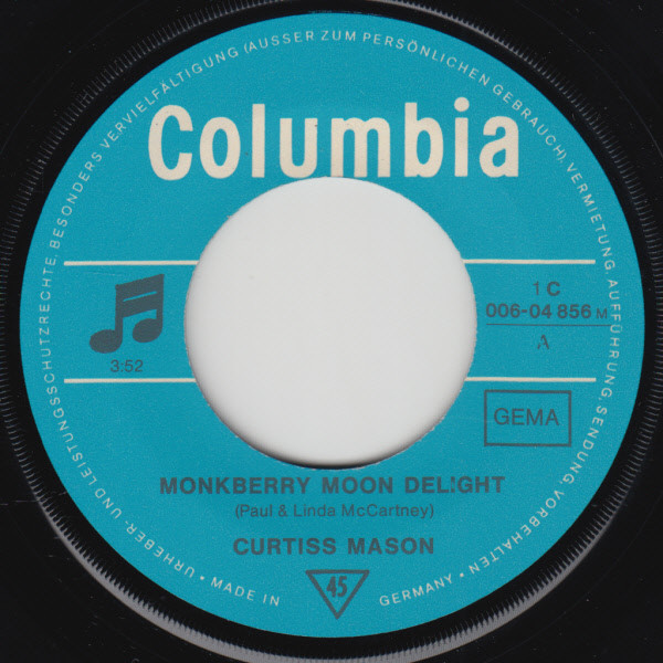 Cover zu Curtiss Mason - Monkberry Moon Delight | 1971 | Vinyl | Rock | Germany