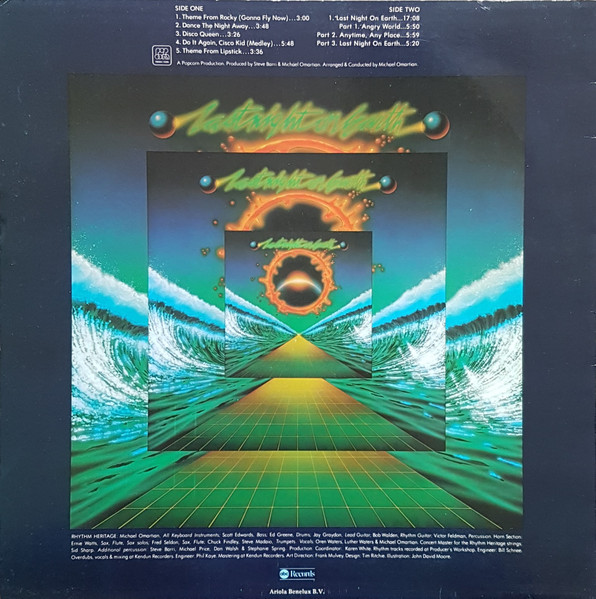 Cover zu Rhythm Heritage - Last Night On Earth | 1977 | Vinyl | Electronic, Funk / Soul | Netherlands Schallplatten Ankauf