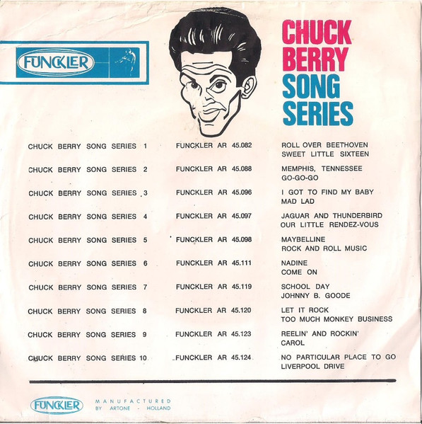 Cover zu Chuck Berry - No Particular Place To Go / Liverpool Drive | 1964 | Vinyl | Rock | Netherlands Schallplatten Ankauf