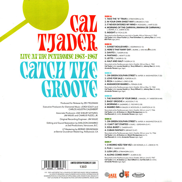 Cover zu Cal Tjader - Catch The Groove (Live At The Penthouse 1963-1967) | 2023 | Vinyl | Jazz | USA & Europe