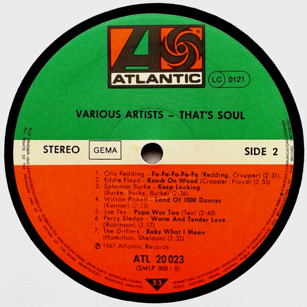 Cover zu Various - That’s Soul | Vinyl | Funk / Soul | Germany