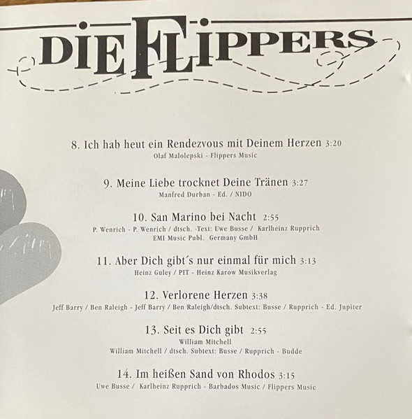Cover zu Die Flippers - Je T'aime Heißt: