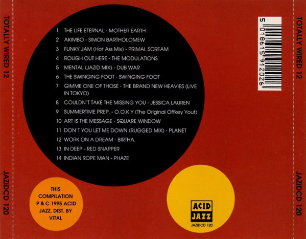 Cover zu Various - Totally Wired 12 | 1995 | Vinyl | Electronic, Funk / Soul | UK Schallplatten Ankauf