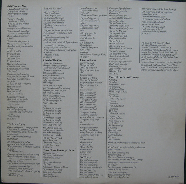 Cover zu Strapps - Secret Damage | 1977 | Vinyl, LP, Album | Rock | Germany