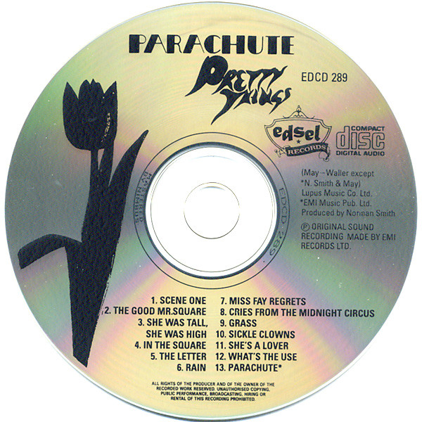 Cover zu The Pretty Things - Parachute | 1988 | CD, Album, Reissue | Rock | UK