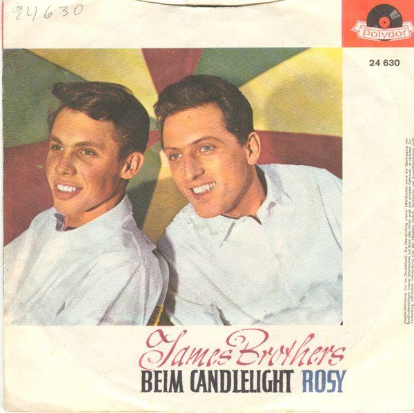 Cover zu Die James Brothers - Beim Candlelight / Rosy | 1961 | Vinyl | Pop | Germany