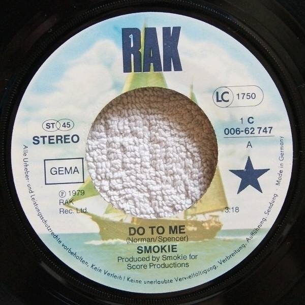 Cover zu Smokie - Do To Me | 1979 | Vinyl | Rock | Germany