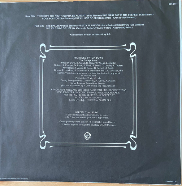 Cover zu Rod Stewart - A Night On The Town | 1977 | Vinyl | Rock, Pop | US