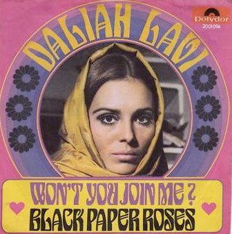 Cover zu Daliah Lavi - Won't You Join Me? / Black Paper Roses | 1970 | Vinyl | Pop | Germany