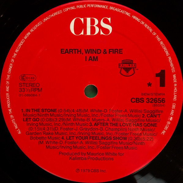 Cover zu Earth, Wind & Fire - I Am | Vinyl | Electronic, Funk / Soul | Europe