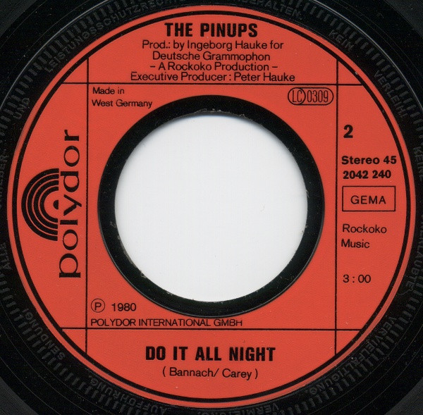 Cover zu The Pinups - Wild Thing | 1980 | Vinyl, 7
