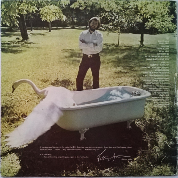 Cover zu Billy Swan - I Can Help | 1974 | Vinyl | Rock | Europe Schallplatten Ankauf