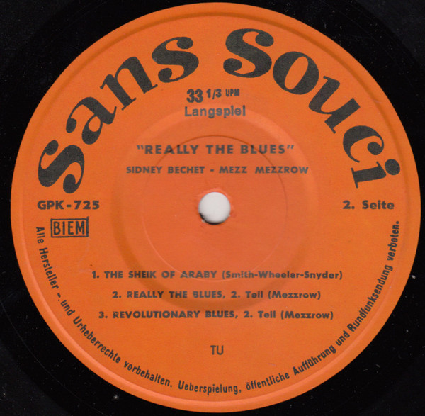 Cover zu Sidney Bechet & Mezz Mezzrow - Sydney Bechet & Mezz Mezzrow | Vinyl | Jazz, Blues | Germany